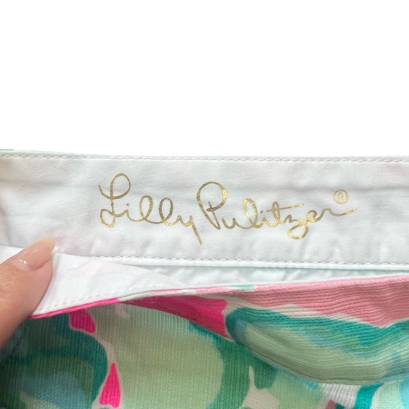 Lilly Pulitzer Buttercup Scallop Billy Blue Shorts Size 16 - Picture 6 of 9